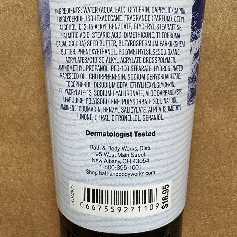Bath & Body Works Coastal Cliffs For Men Ultimate Hydration Body Cream
