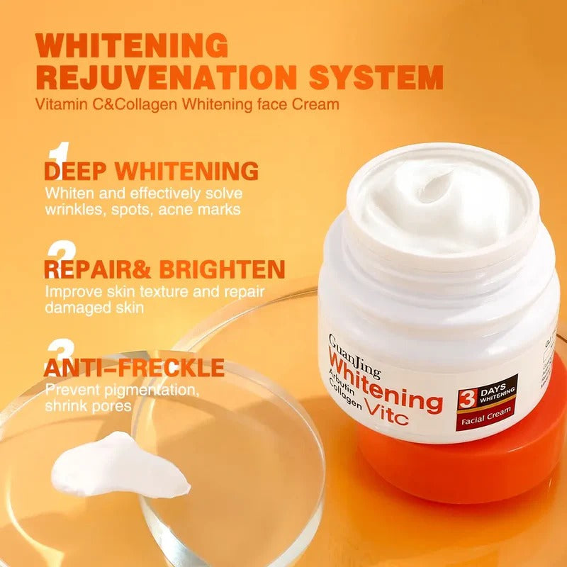 Guanjing Arbutin Collagen Vitamin C Face Whitening Cream – 50g