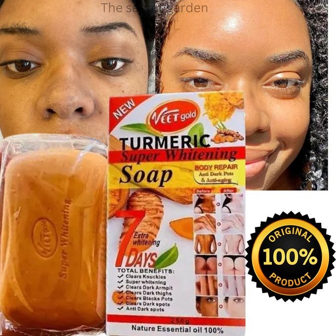 VEET GOLD TURMERIC SUPER WHITENING SOAP