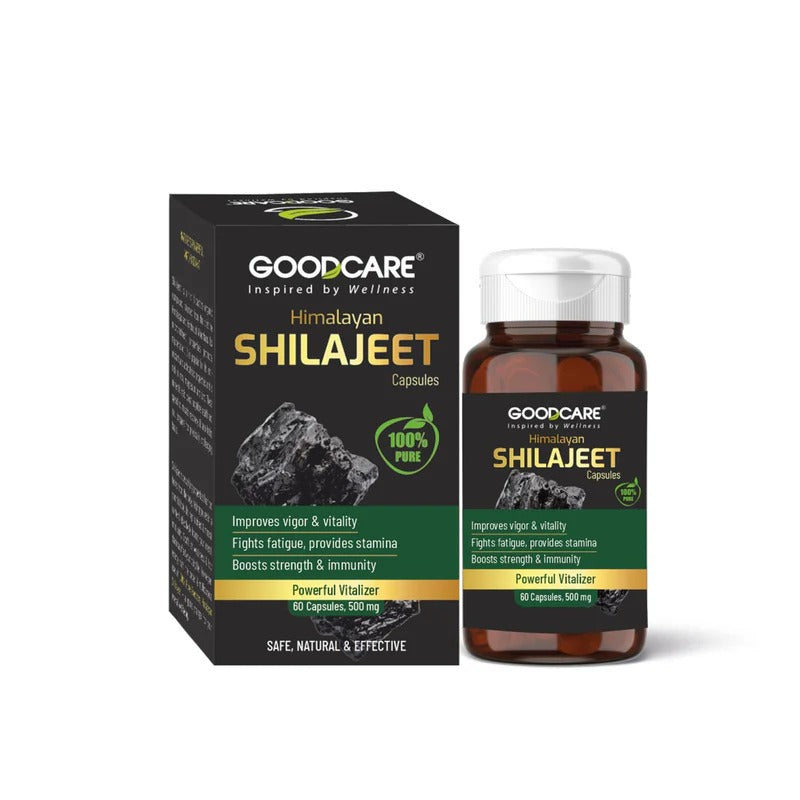Goodcare Pure Himalayan Shilajit (Shilajeet) – 60 Capsules