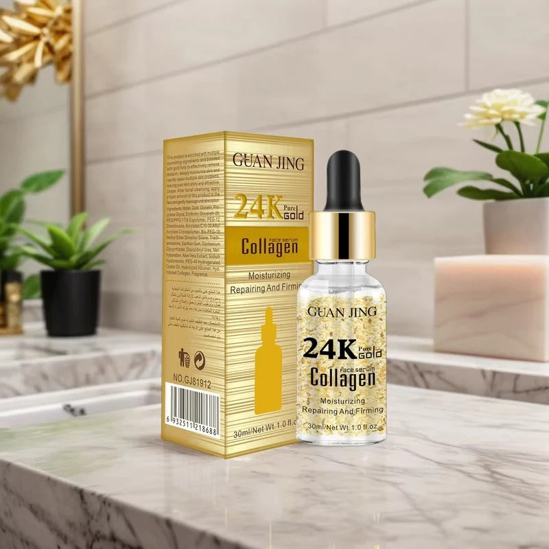 Guanjing 24K Pure Gold Collagen Facial Serum – 30ml