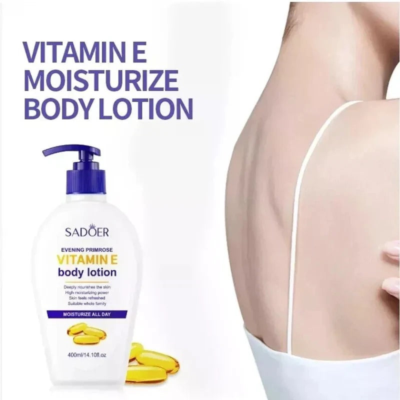 SADOER Evening Primrose Vitamin E Body Lotion (400ml)