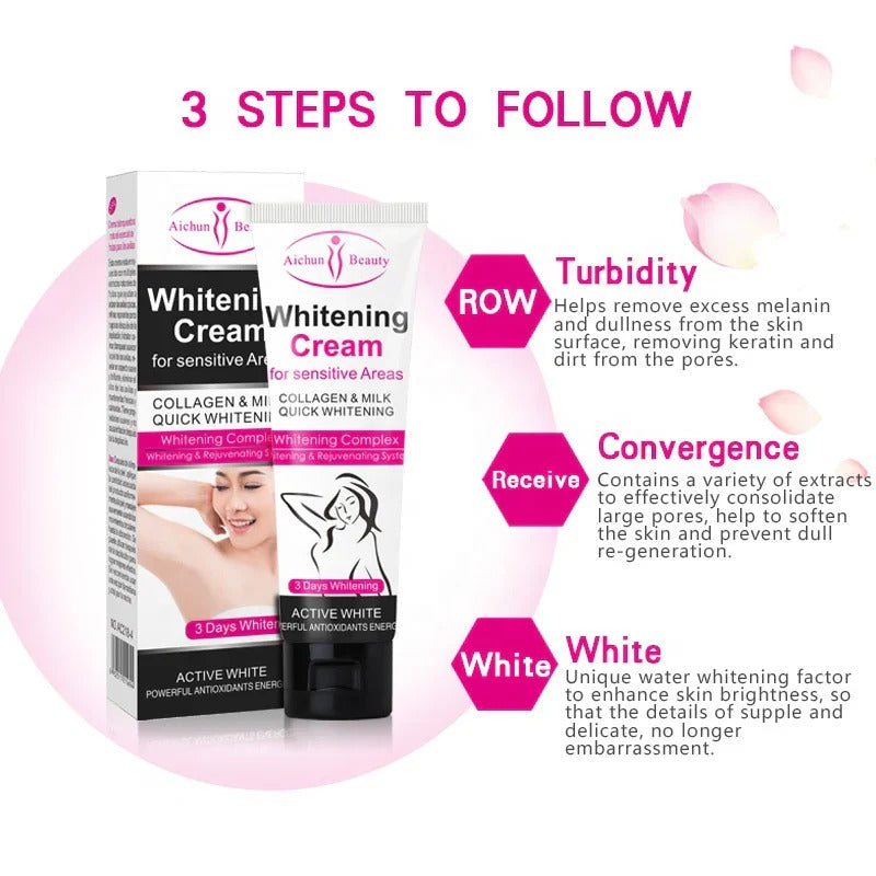 Aichun Beauty Whitening Cream for Sensitive Areas – Gentle & Effective Brightening - 50ml