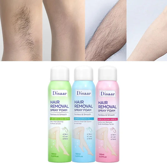 Disaar Hair Removal Spray Foam – Rose & Jojoba Seed Oil