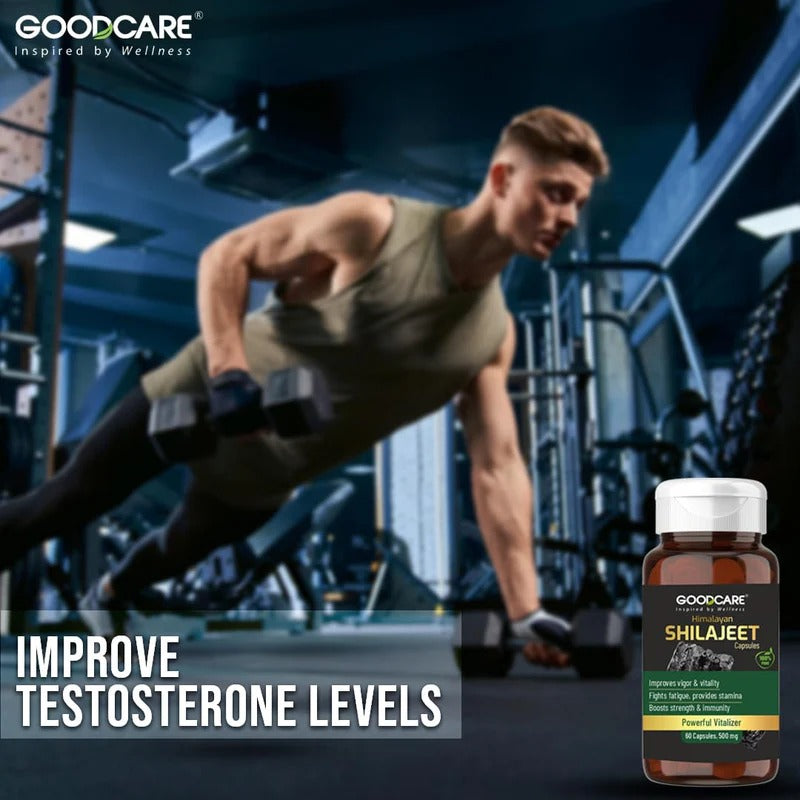 Goodcare Pure Himalayan Shilajit (Shilajeet) – 60 Capsules