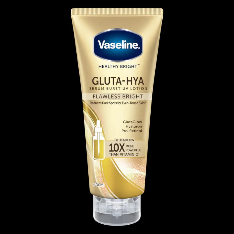 Vaseline Healthy Bright Gluta-Hya Serum Burst UV Lotion Flawless Glow