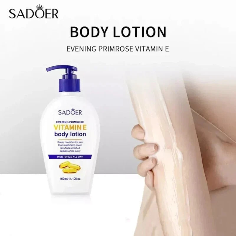 SADOER Evening Primrose Vitamin E Body Lotion (400ml)
