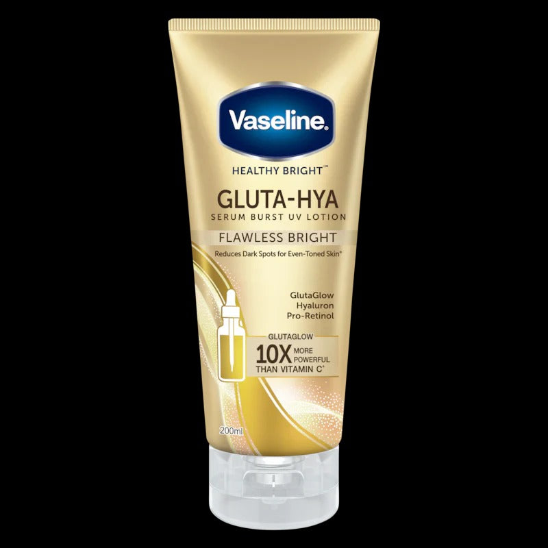 Vaseline Healthy Bright Gluta-Hya Serum Burst UV Lotion Flawless Glow