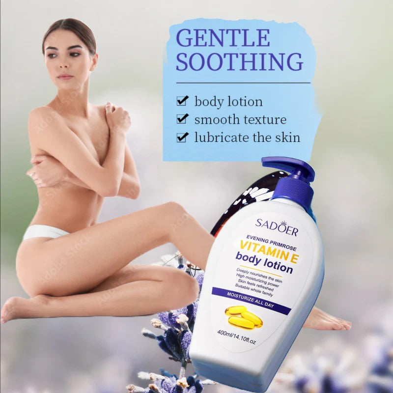 SADOER Evening Primrose Vitamin E Body Lotion (400ml)