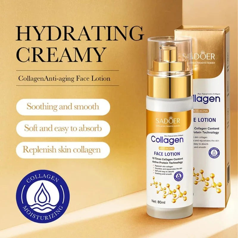 SADOER Collagen Anti‑Aging Face Lotion – 80 ml