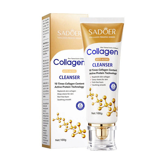 SADOER Collagen Anti‑Aging Face Cleanser – 100 g