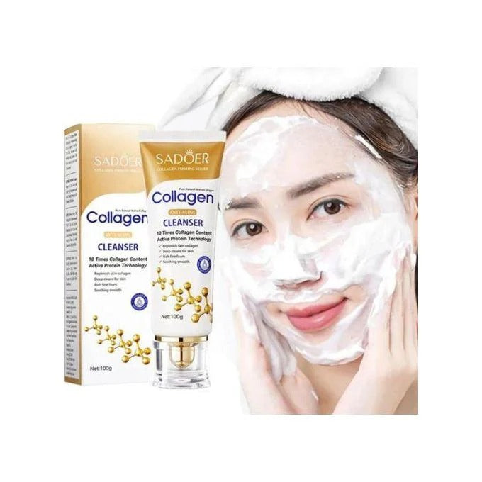 SADOER Collagen Anti‑Aging Face Cleanser – 100 g