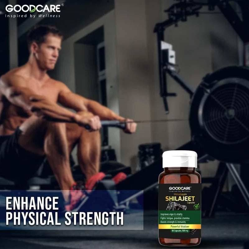 Goodcare Pure Himalayan Shilajit (Shilajeet) – 60 Capsules
