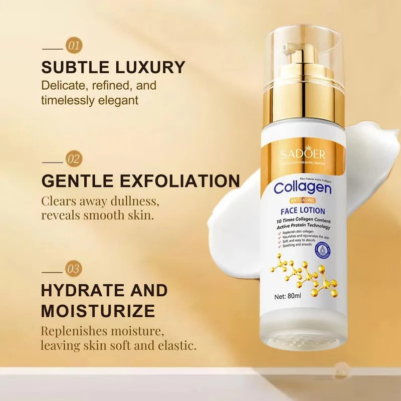 SADOER Collagen Anti‑Aging Face Lotion – 80 ml