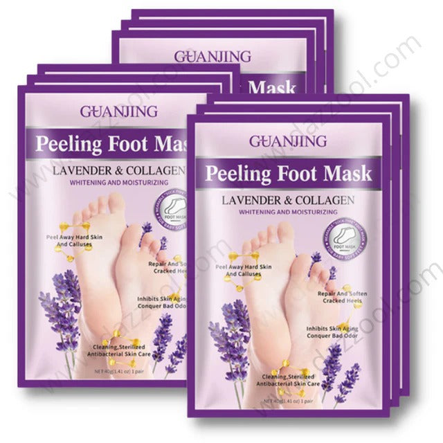 Guanjing Lavender & Collagen Peeling Foot Mask – 40g