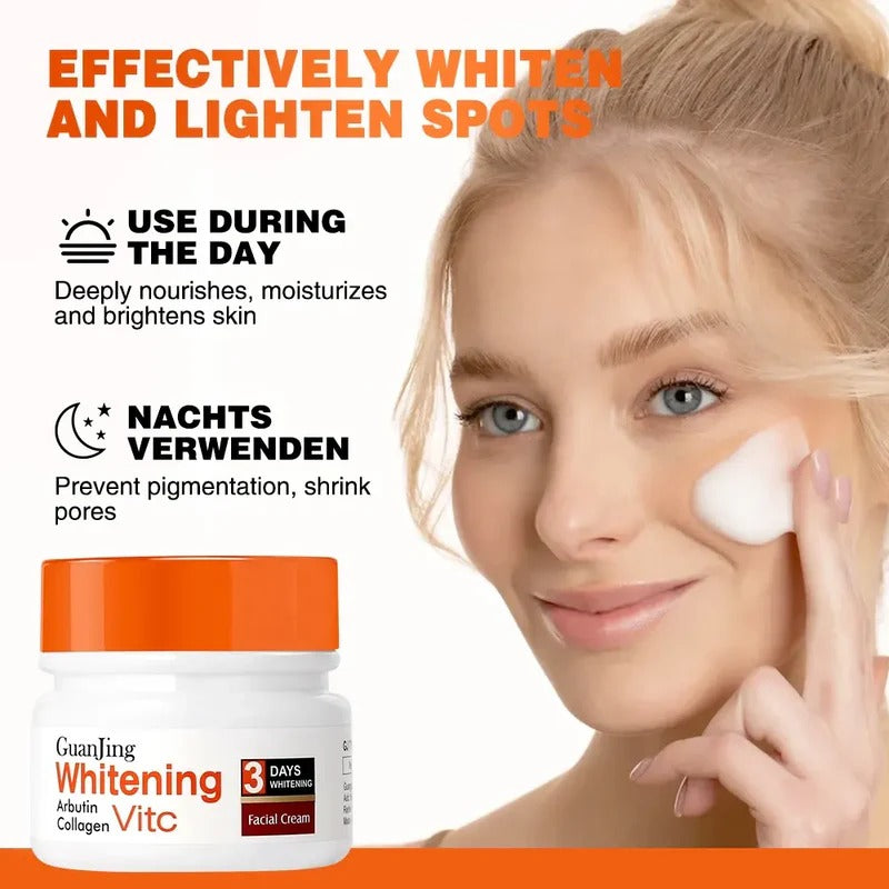 Guanjing Arbutin Collagen Vitamin C Face Whitening Cream – 50g
